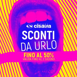 Da Cisalfa sconti da urlo fino al 50%